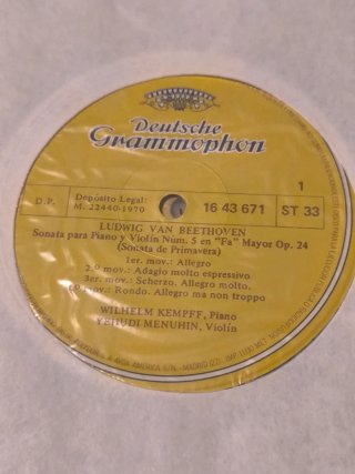 Beethoven: Sonatas para violín y violonchelo, LPs