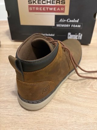 Botas Skechers Heston Regano Hombre Marrón