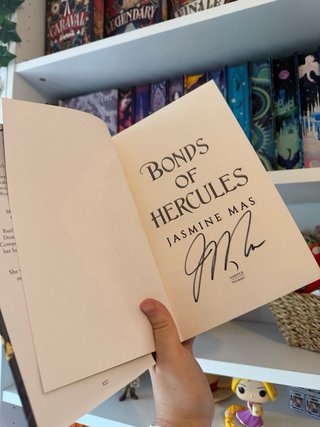 bonds of hercules signed Waterstones Edition