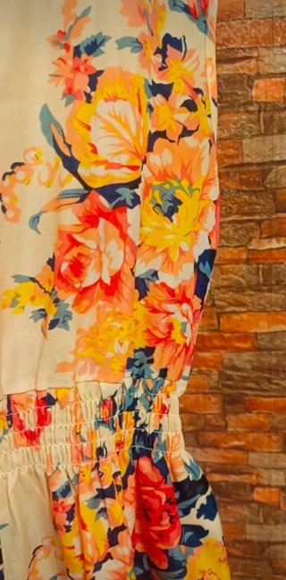 Vestido floral vintage talla M