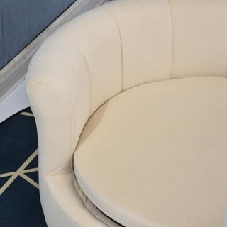 Sofá para Perros Acolchado con Respaldo y Cojín Extraíble, Cama para Gato de Interior, 65X64X37 Cm, Crema