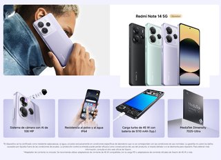 Xiaomi Redmi Note 14 5G 256GB Morado