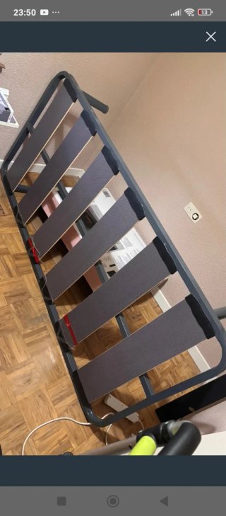 Somier metálico y de madera
