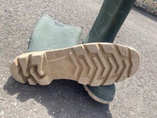 Botas de agua trabajo verdes