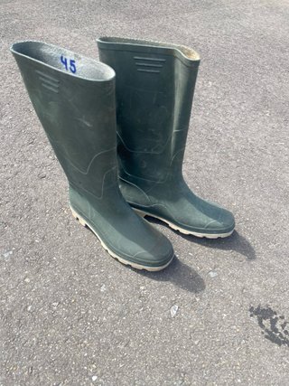 Botas de agua trabajo verdes