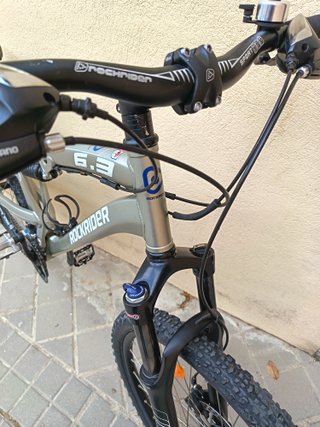 Bicicleta BTT Rockrider Full Suspensión Aluminio