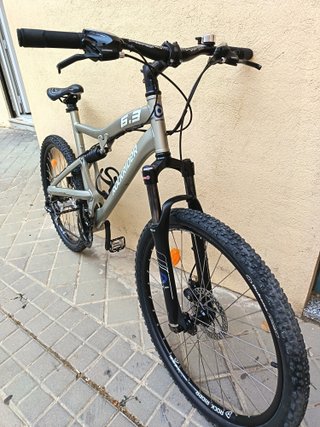 Bicicleta BTT Rockrider Full Suspensión Aluminio