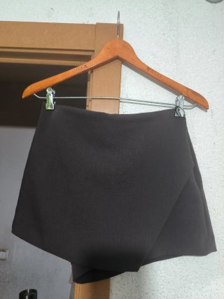Falda pantalón marrón talla M