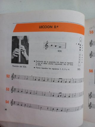 Lote libros de música EGB