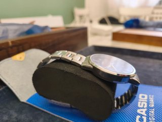 Orologio Casio Uomo Blu/Argento