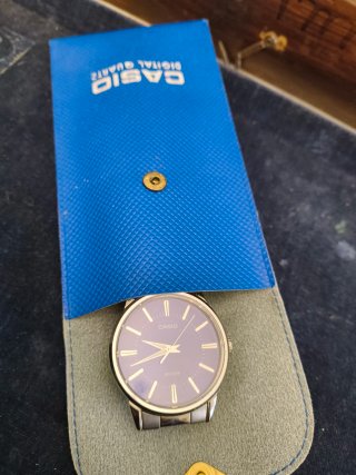 Orologio Casio Uomo Blu/Argento