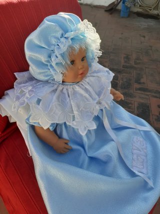Muñeca Guarda Pijamas Azul