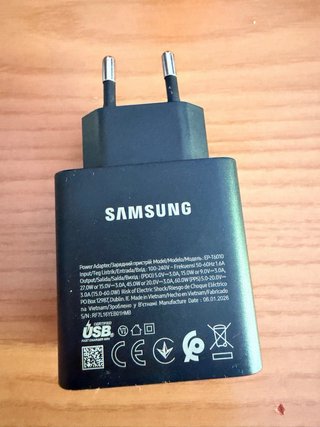 Cargador Samsung 60W Carga Rápida Original