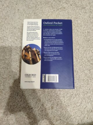 Diccionario de inglés Oxford pocket
