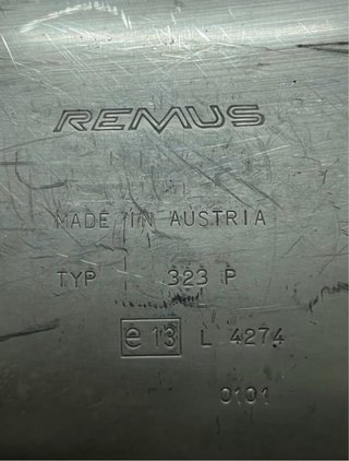 Silencioso trasero Remus