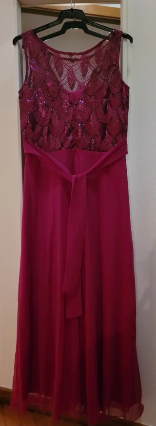 Vestido Fiesta Talla 44 Rosa Fucsia