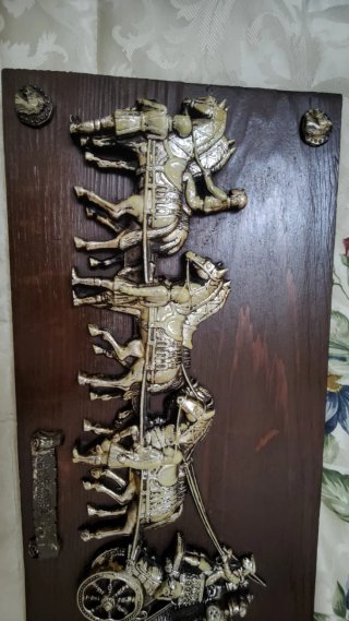 Cuadro Relieve Carruaje George III Vintage