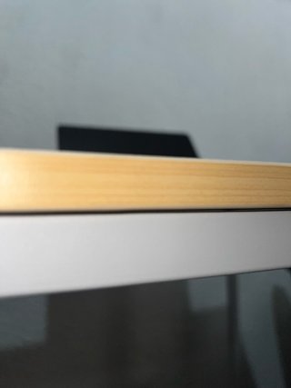 Escritorio madera y metal