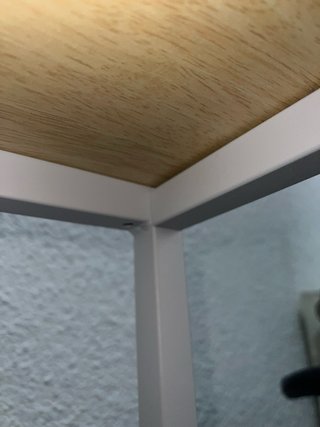 Escritorio madera y metal