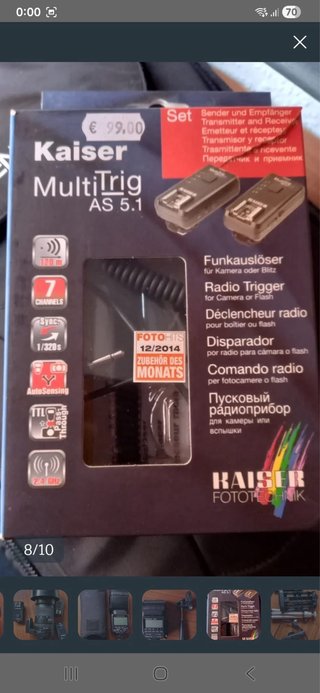 O-FLASH para cámara de fotos