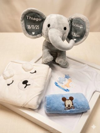 Peluche Elefante Personalizado Bebé