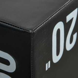 Caja Pliométrica 3 en 1 Con 3 Alturas 51Cm 61Cm 75Cm, Caja de Salto Pliométrica para MMA Y HIIT, Plataforma Pliométrica para el Entrenamiento, para Gimnasio en Casa, Negro