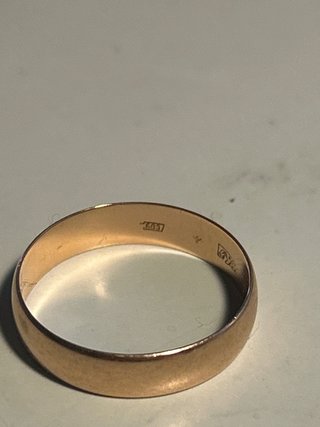 Anillo Oro Rosa 14k