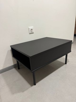 Mesita de salón negra