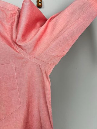 Camisa Loewe Clásica Manga Larga Rosa