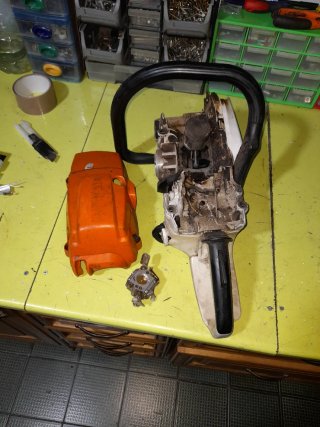 Stihl ms- 261c Motosierra para piezas