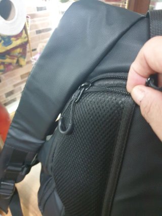 Mochila Negra Moto
