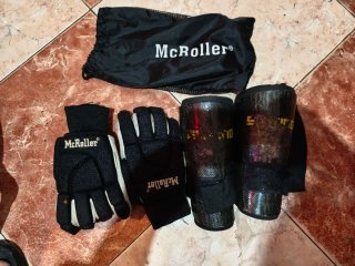 Protecciones fútbol McRoller: guantes y espiniller