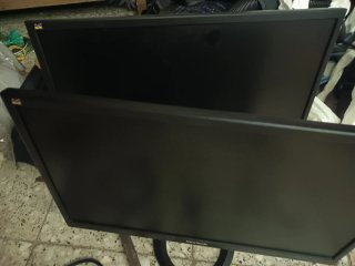 Monitores ViewSonic Negros (2 unidades)