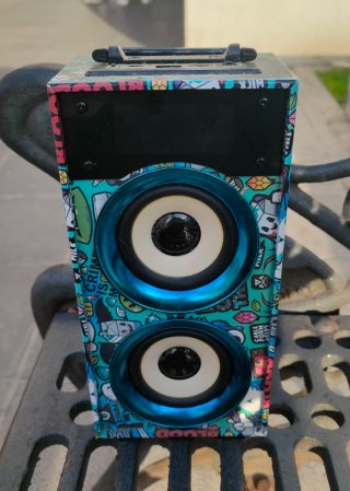 Altavoz Bluetooth multicolor