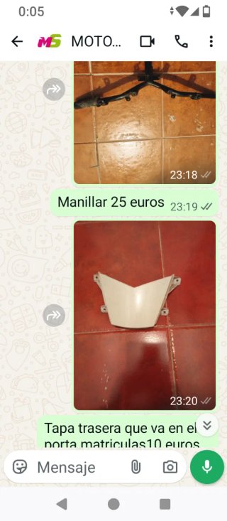 Piezas Daelim besby 125 del modelo nuevo del 2018.