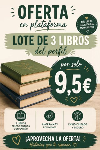 Lote 3 libros - oferta