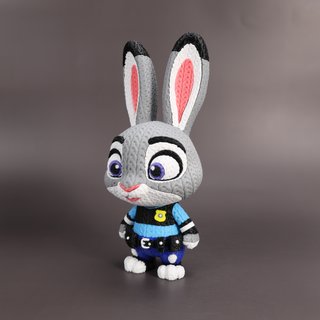 Figuras crochet Judy Hopps y Nick Wilde