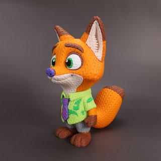 Figuras crochet Judy Hopps y Nick Wilde