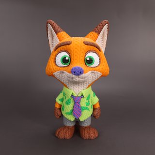 Figuras crochet Judy Hopps y Nick Wilde