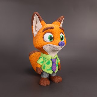 Figuras crochet Judy Hopps y Nick Wilde