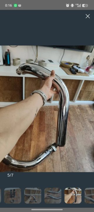 Tubo de escape Honda Shadow VT 600