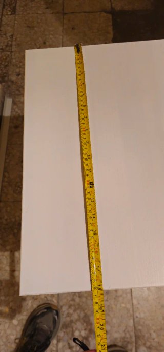 Mesita de noche blanca con cajón. NUEVA