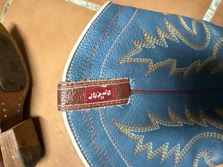 Botas Vaqueras Levi's Azul y Marrón