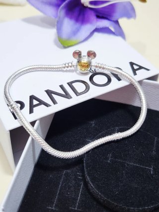 Pulsera Pandora Mickey 100 Aniversario T/18cm