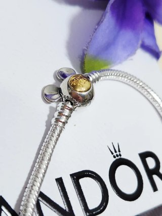 Pulsera Pandora Mickey 100 Aniversario T/18cm