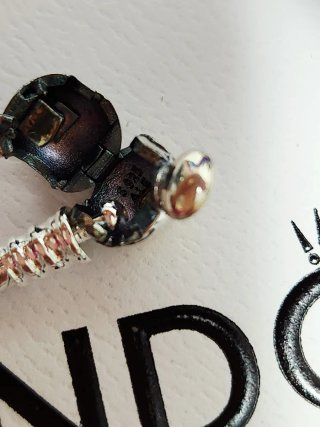Pulsera Pandora Mickey 100 Aniversario T/18cm