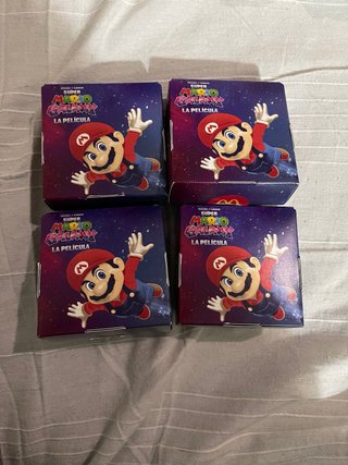 4 Cajas McDonald's Super Mario Galaxy