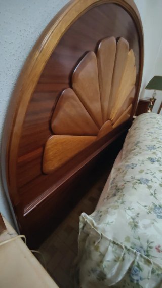 Dormitorio Madera Artesanal Único Abanico