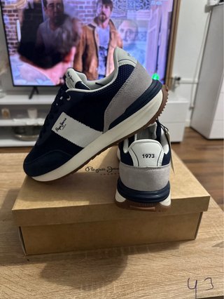 Zapatillas Pepe Jeans Azul y Blanco