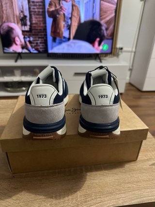 Zapatillas Pepe Jeans Azul y Blanco